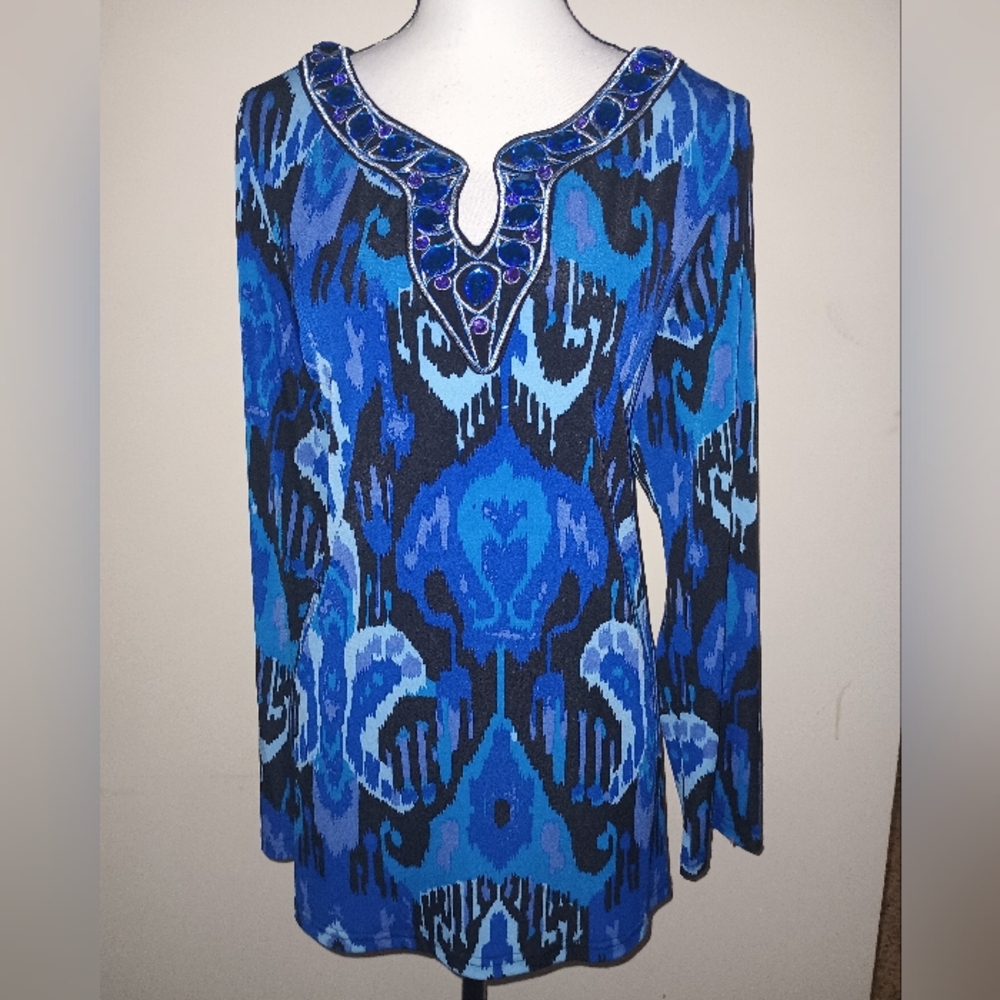 Bob Mackie  Wearable Art 🎨 Women's Top SZXL 16+